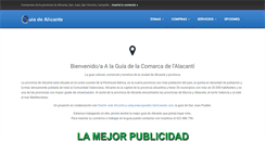 Desktop Screenshot of guiadealicante.es