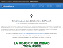 Tablet Screenshot of guiadealicante.es